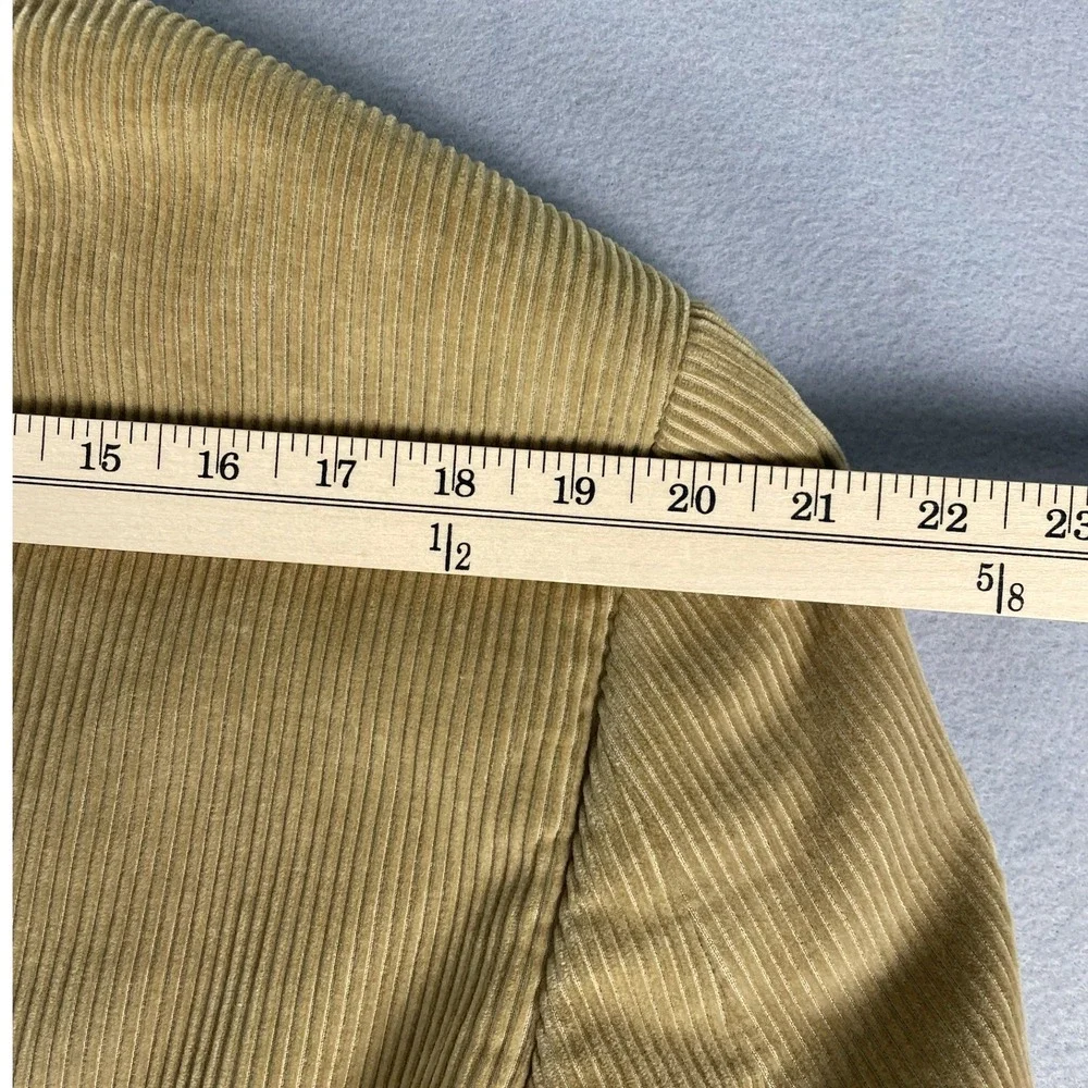 Lauren Ralph Lauren Blazer Mens 40R Tan Corduroy Sport Coat Elbow Patches